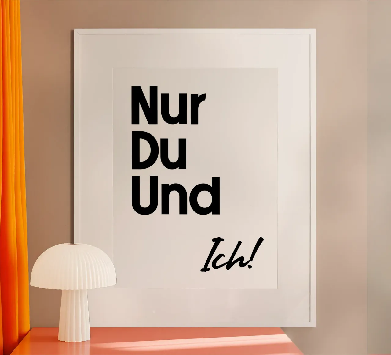 Juste toi et moi ! poster de YV TYPOGRAPHY