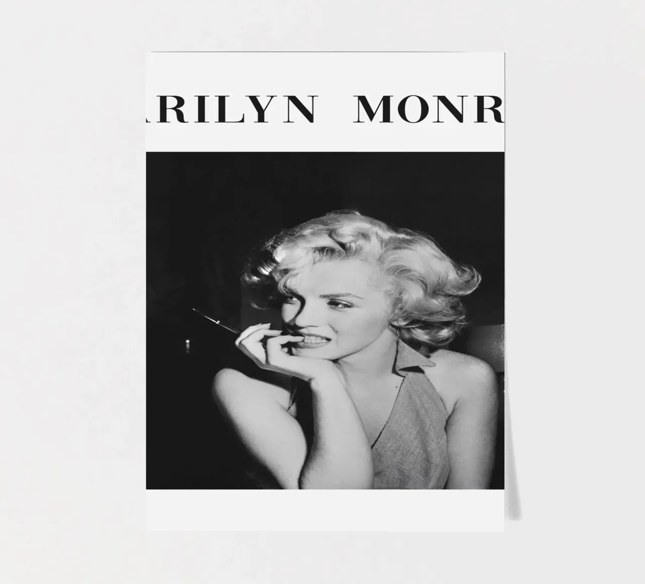 Marilyn Monroe, tijdloze elegantie stickervel van Carinaprint