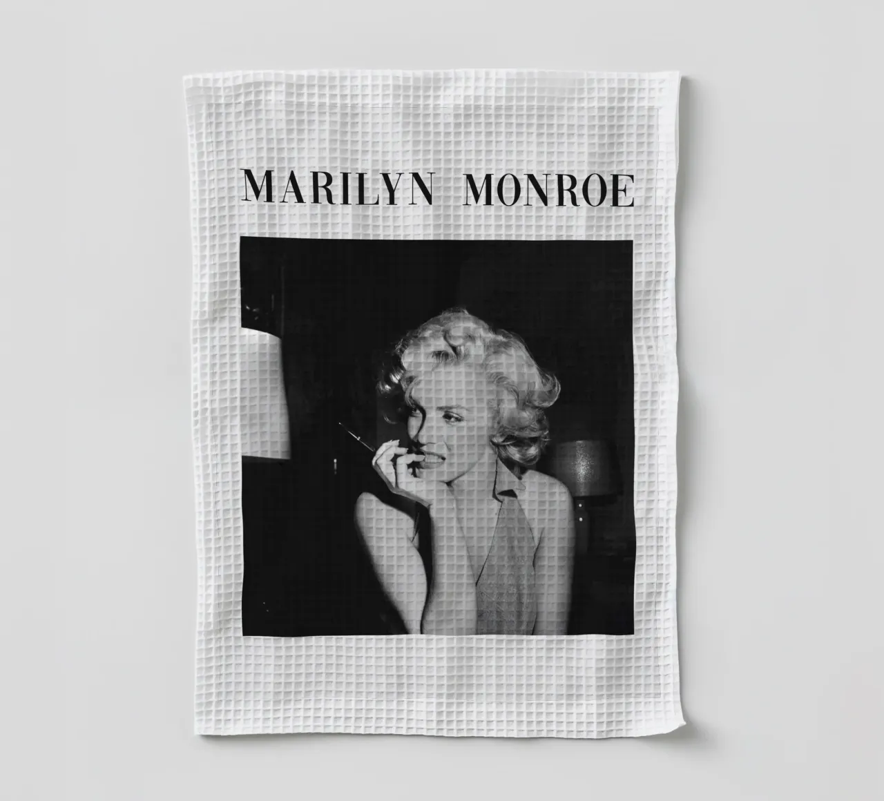 Marilyn Monroe, Elegancia atemporal paño de cocina de Carinaprint