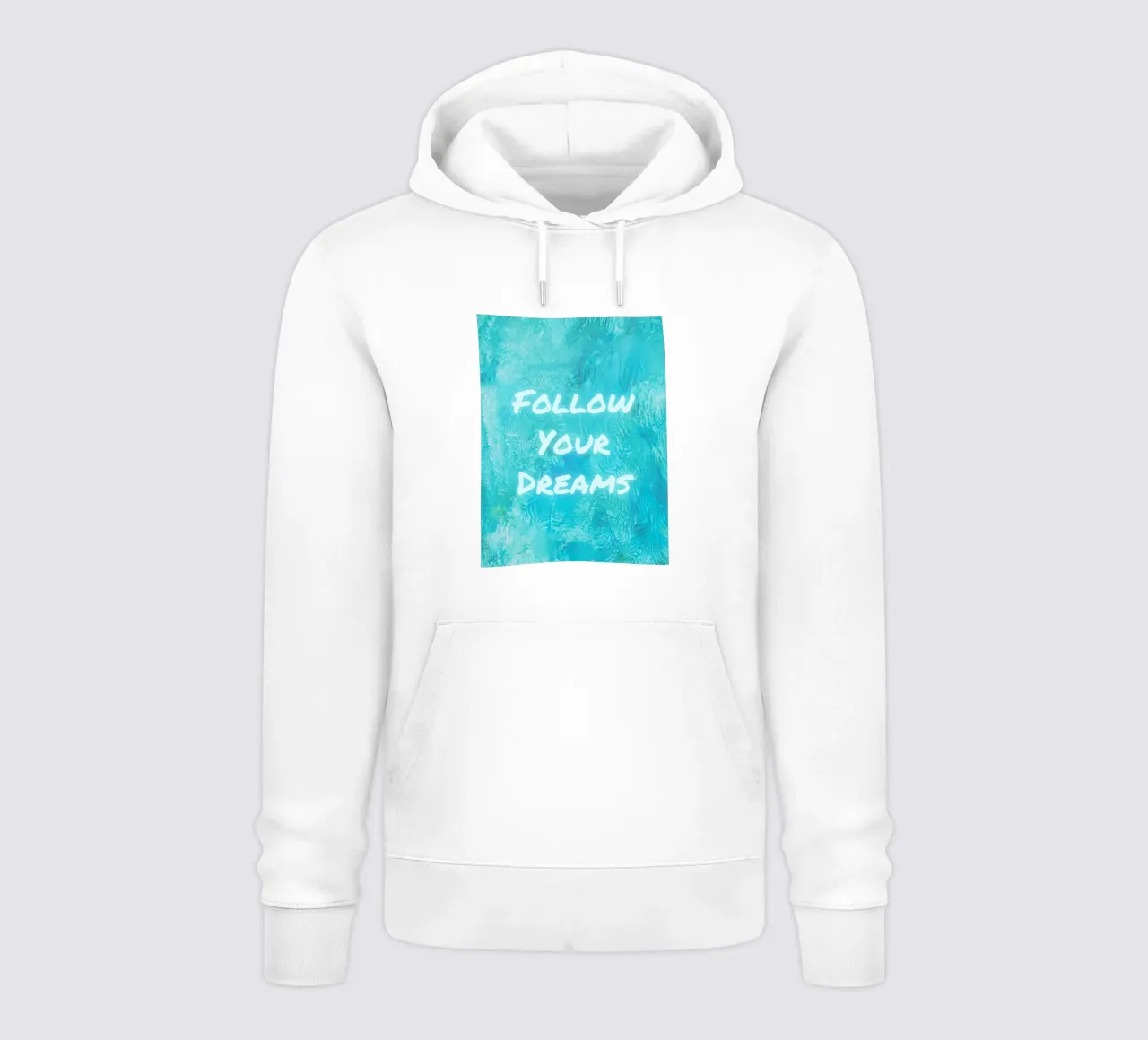 "Impresión abstracta con textura "Follow Your Dreams sudadera con capucha de FABOArt