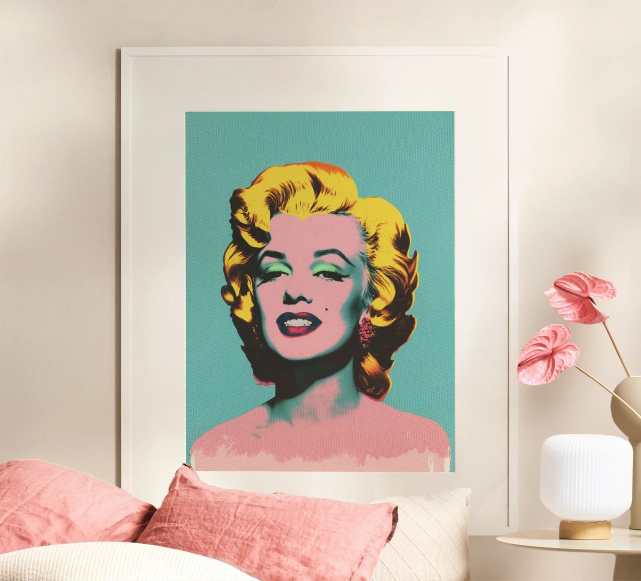 Marilyn Monroe, Pop-Superstar Poster von Carinaprint