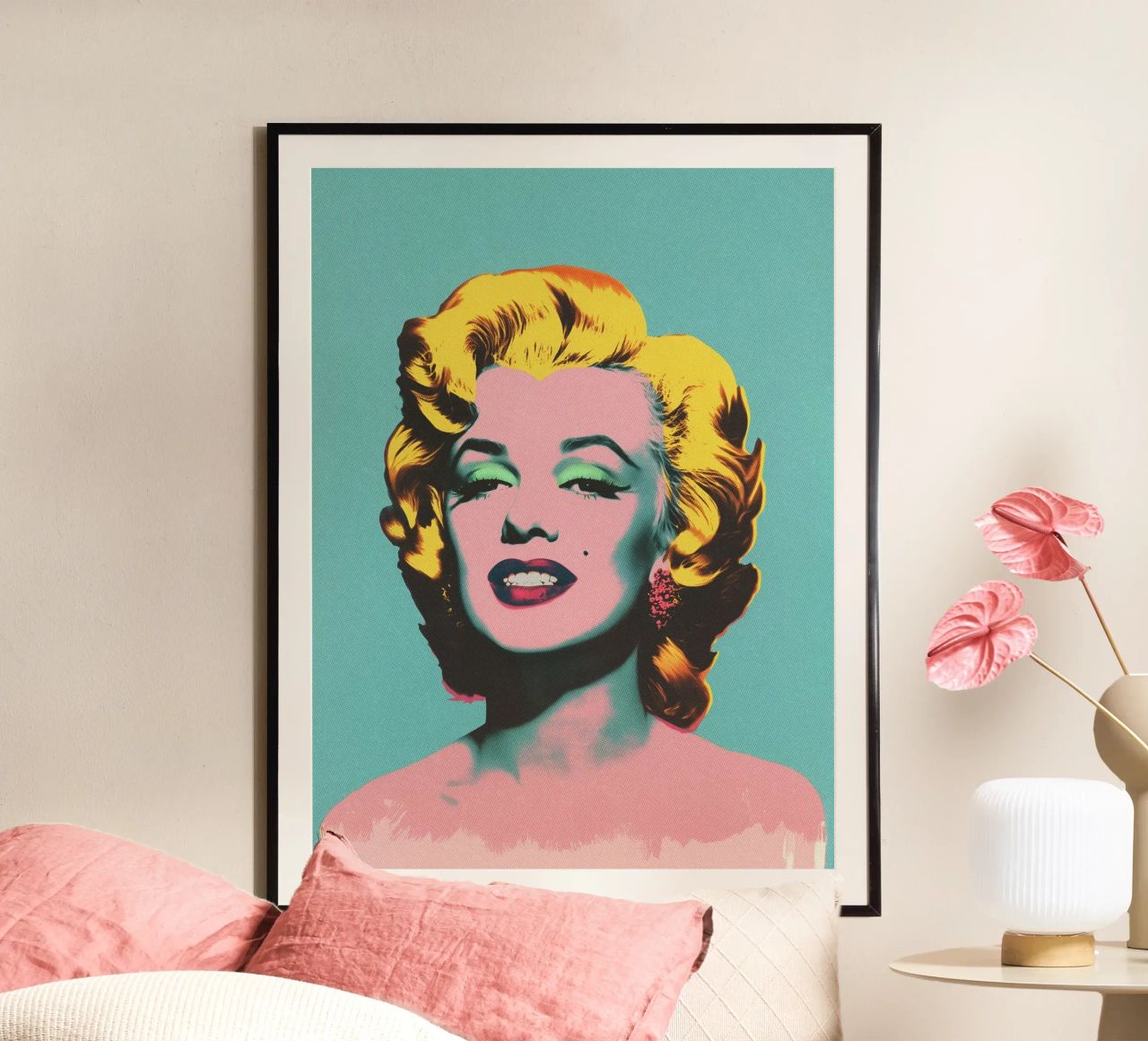 Marilyn Monroe, Pop-Superstar Poster von Carinaprint