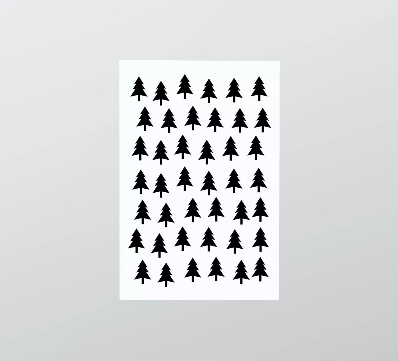 Tree Pattern pegatina de Mottos by Sinan Saydik