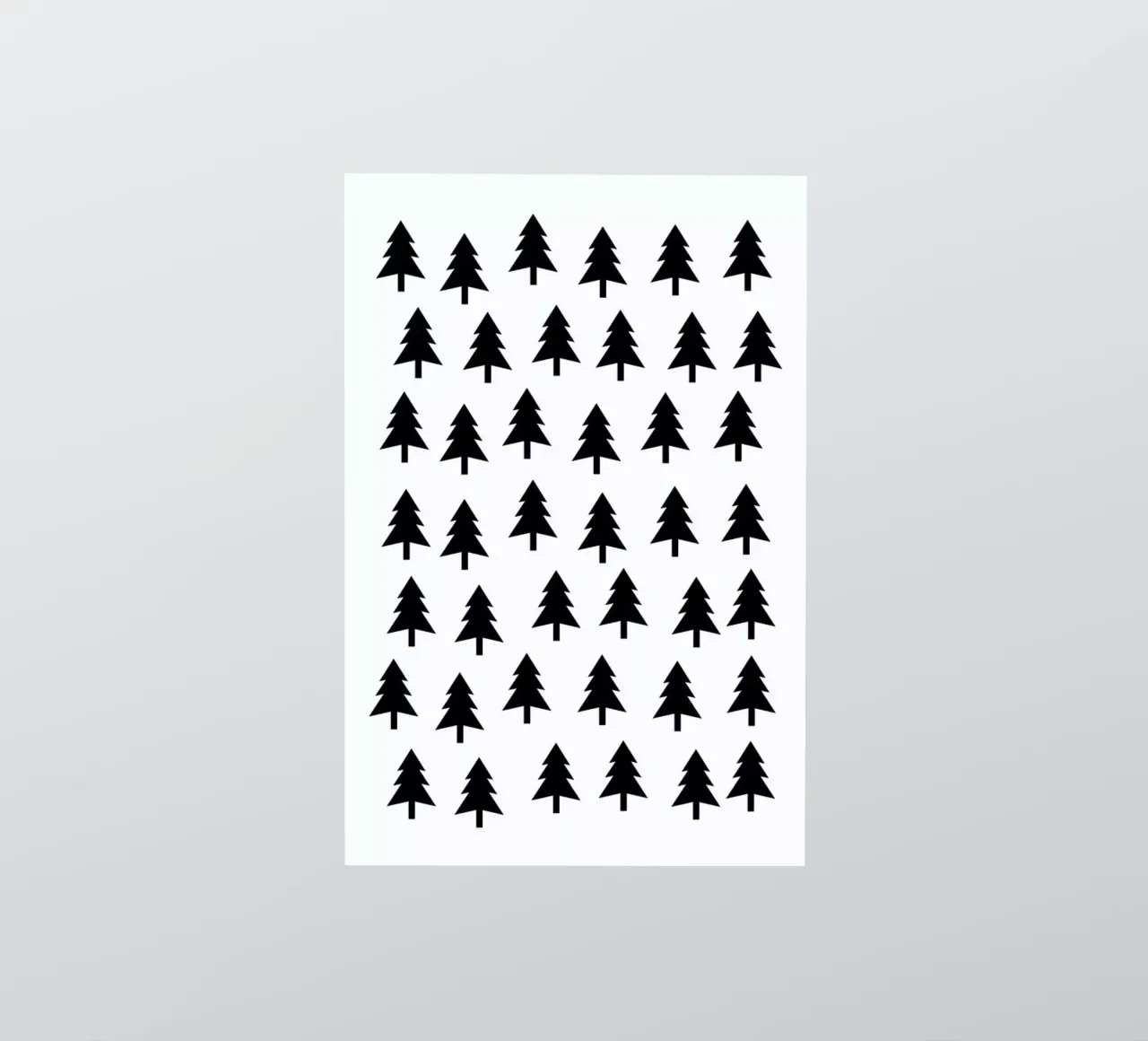 Tree Pattern adesivo da Mottos by Sinan Saydik