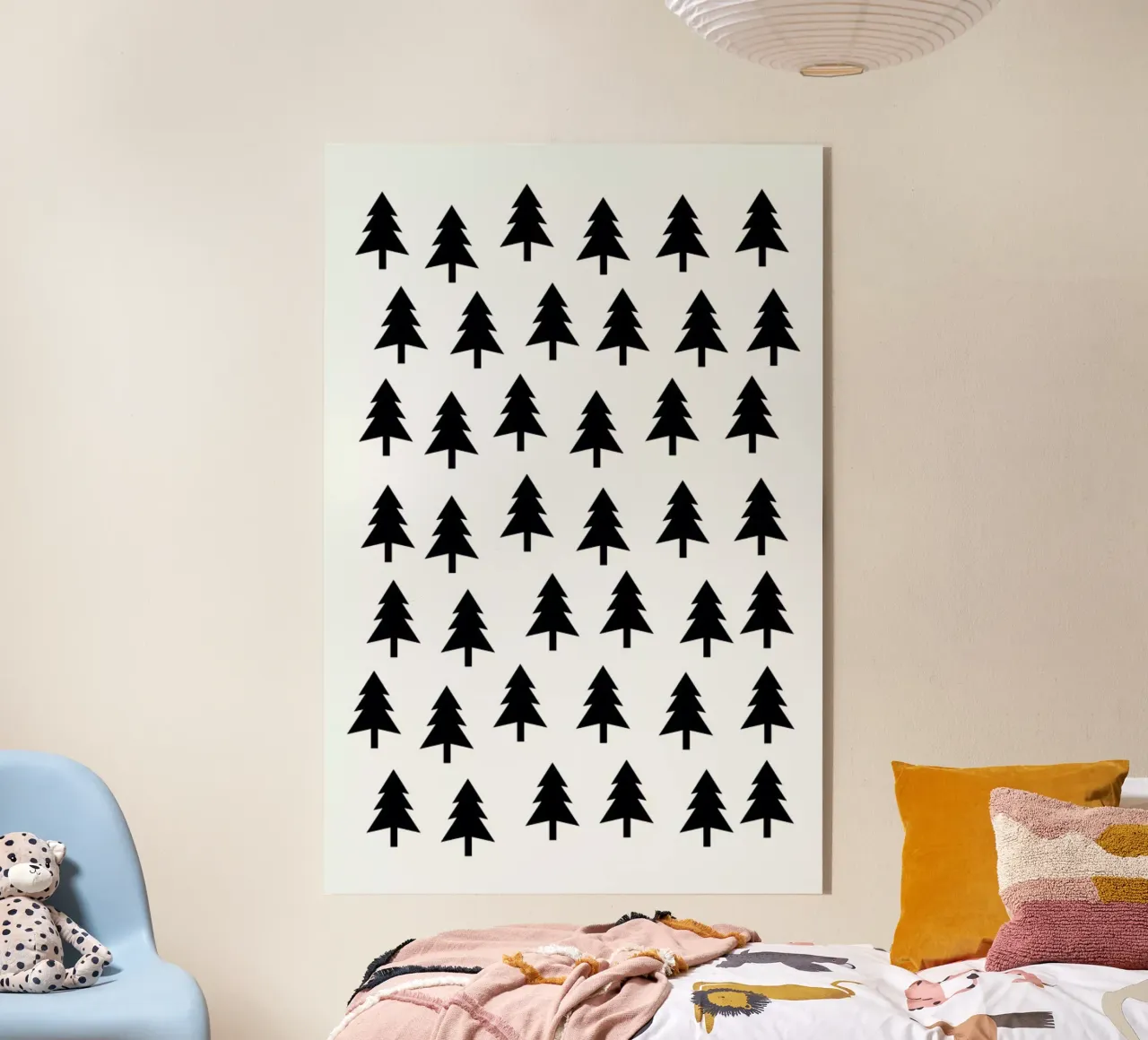 Tree Pattern acryl van Mottos by Sinan Saydik