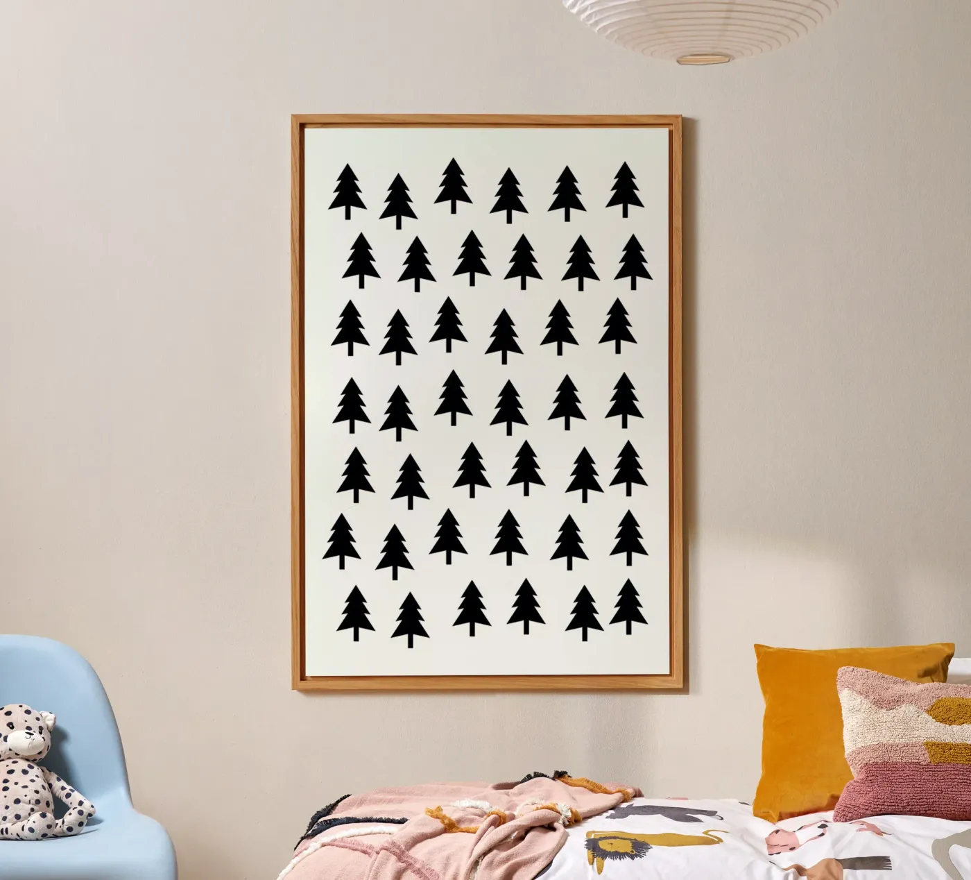 Tree Pattern aluminium-dibond van Mottos by Sinan Saydik