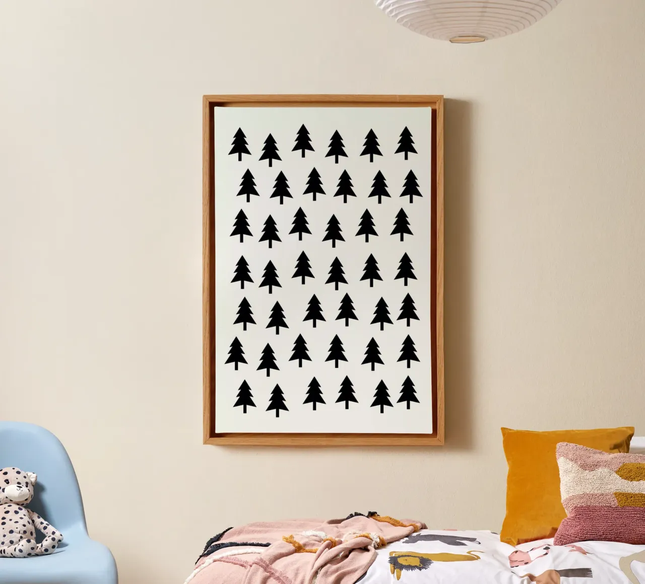 Tree Pattern Leinwand von Mottos by Sinan Saydik