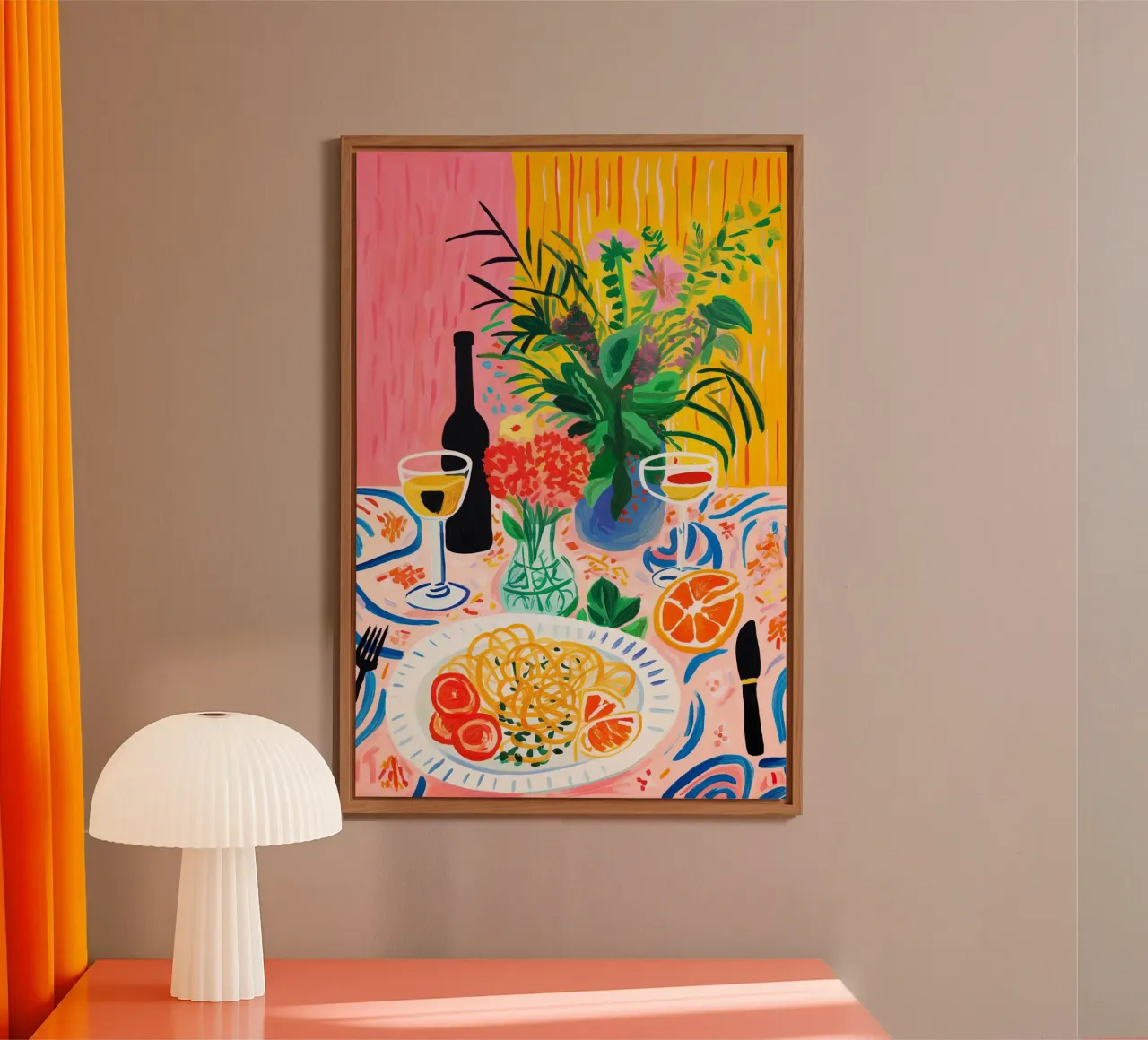 Summer Buffet alluminio dibond da Artsy Bessy