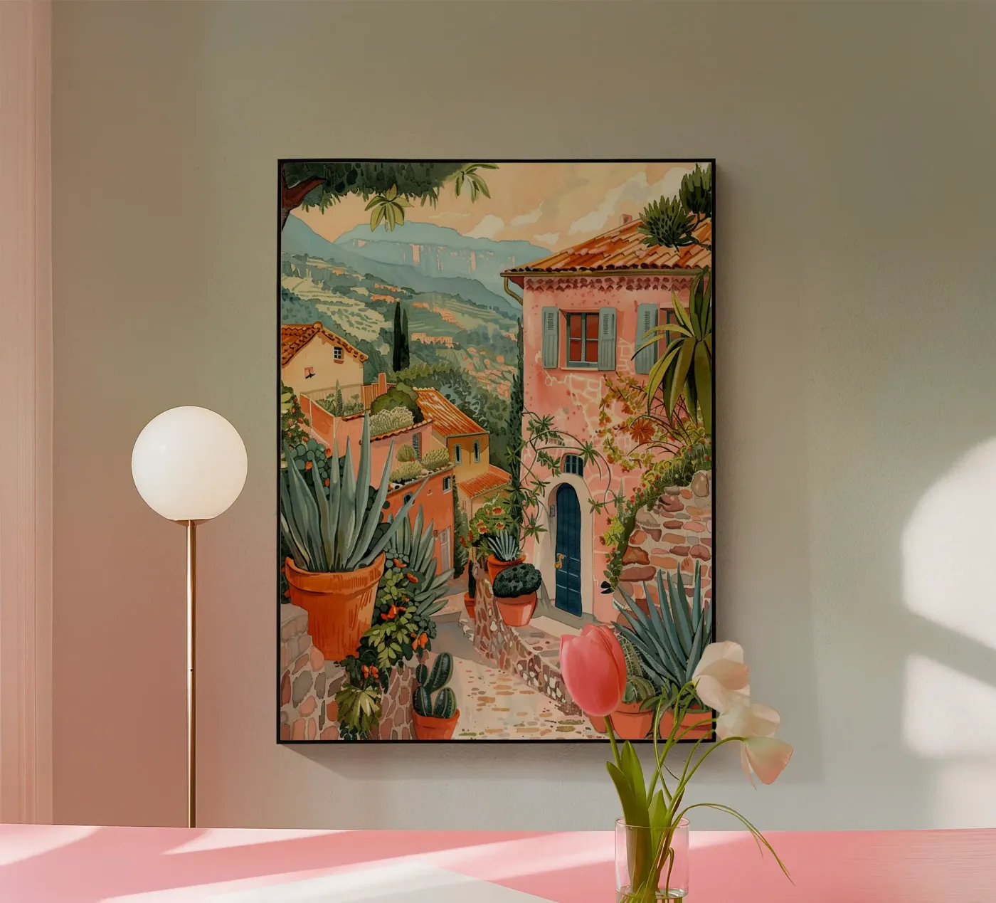 Mediterranean Scene plexiglass da Artsy Bessy