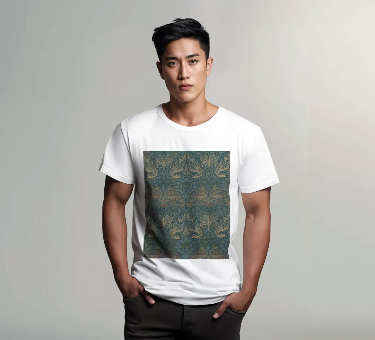 William Morris - Pavone e drago t-shirt da William Store