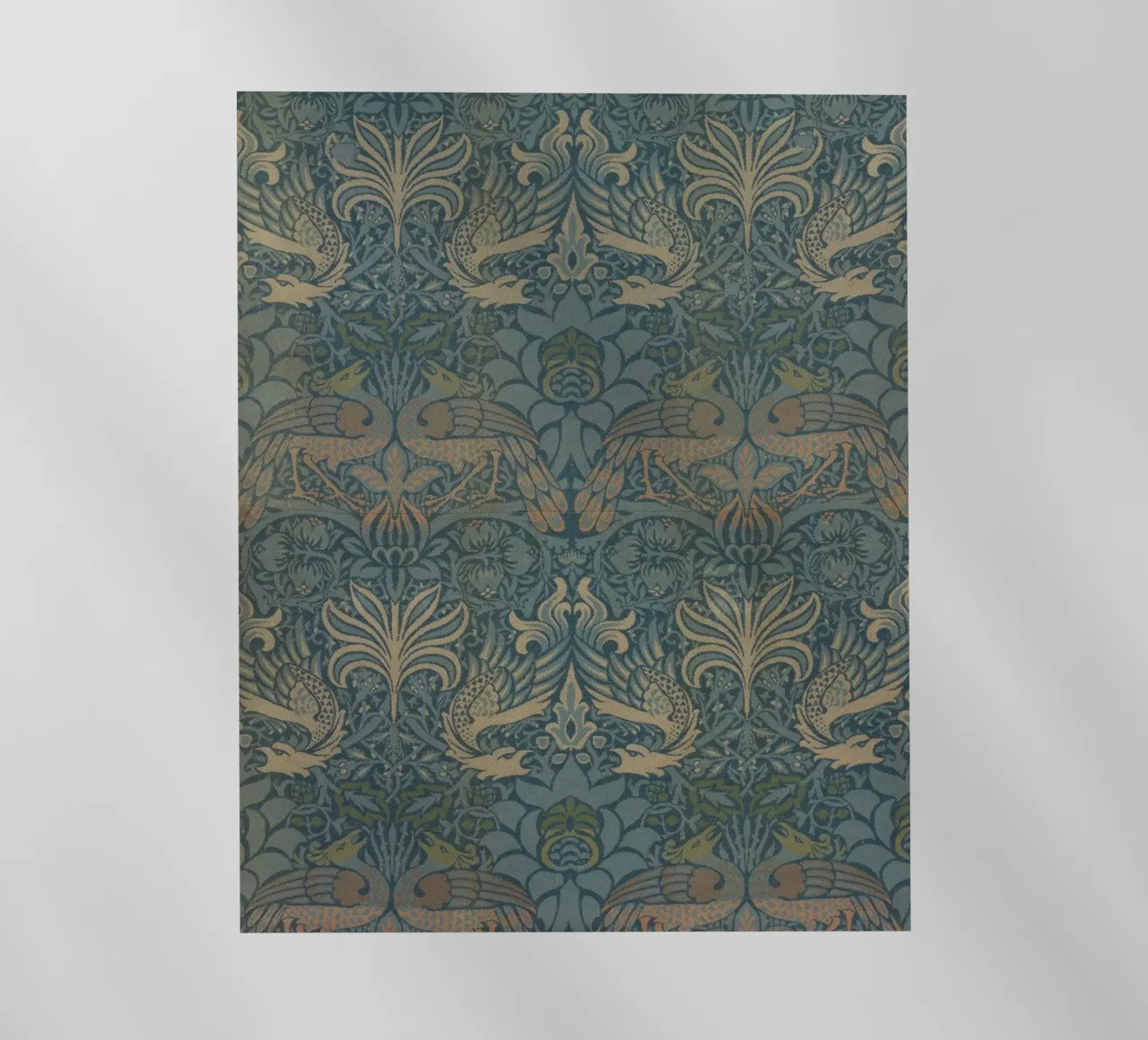 William Morris - Pavone e drago pellicola backlit da William Store