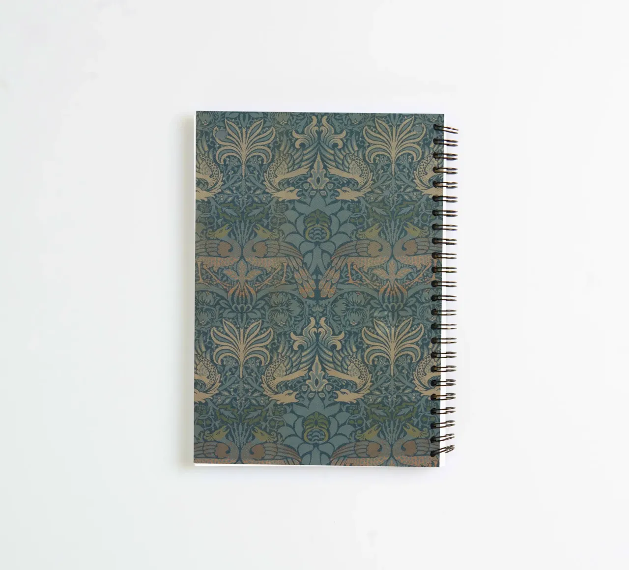 William Morris - Pavo real y dragón cuaderno de espiral de William Store