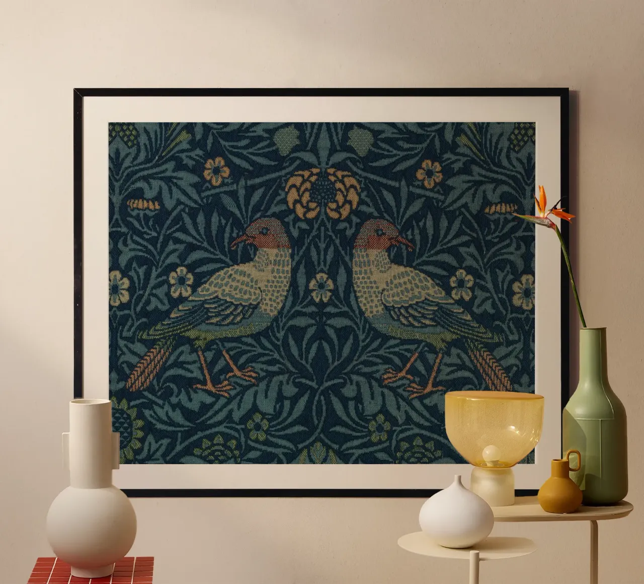 William Morris - Uccelli, dettaglio poster da William Store