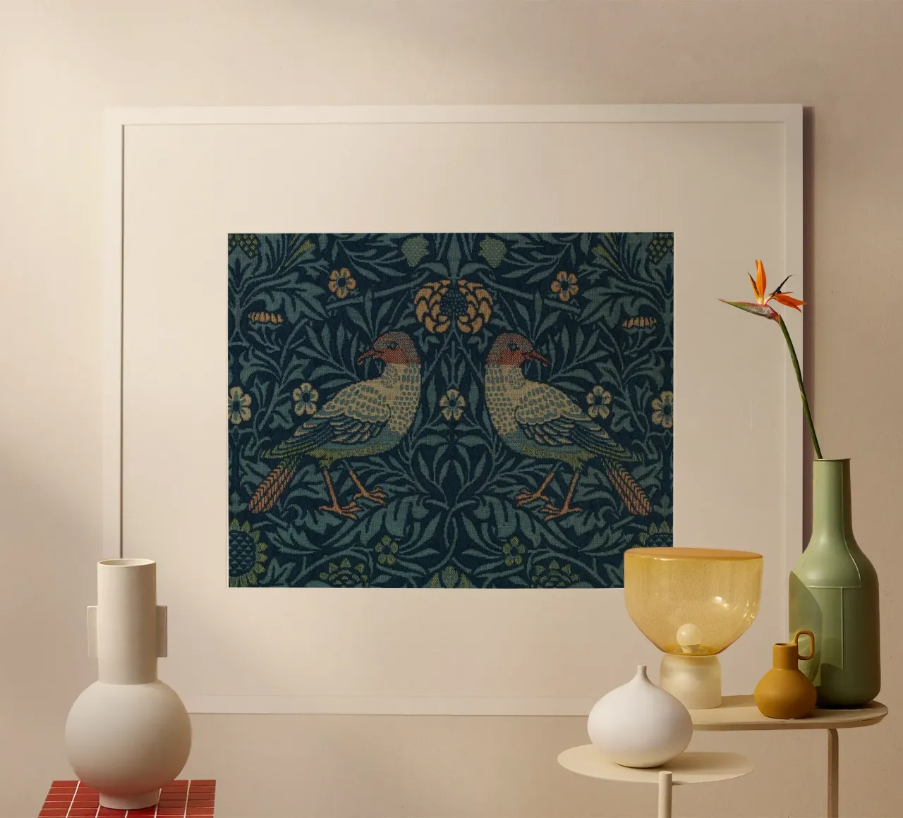 William Morris - Uccelli, dettaglio poster da William Store