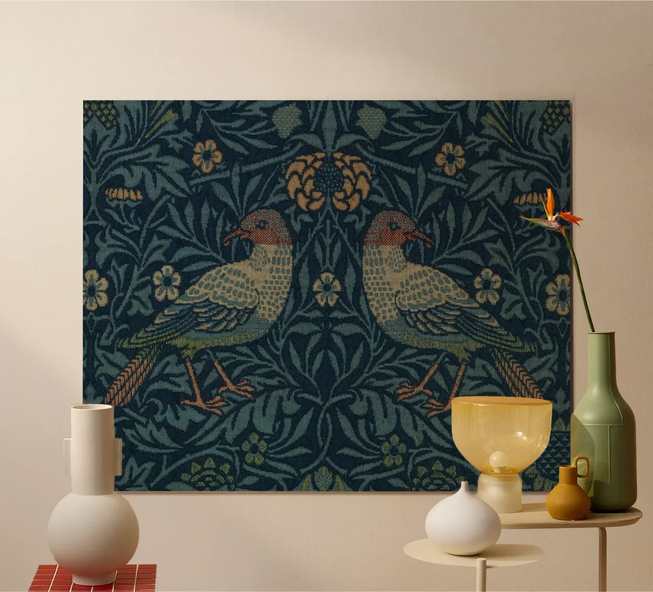 William Morris - Uccelli, dettaglio poster da William Store