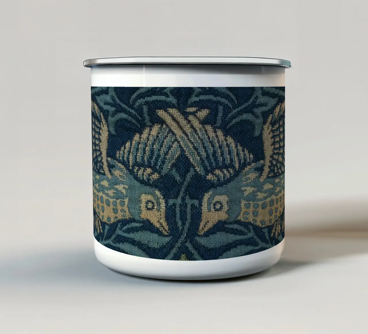 William Morris - Uccelli tazza in smalto da William Store