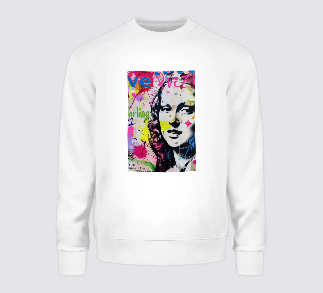 Mona Lisa pop-art sweatshirt van Carinaprint