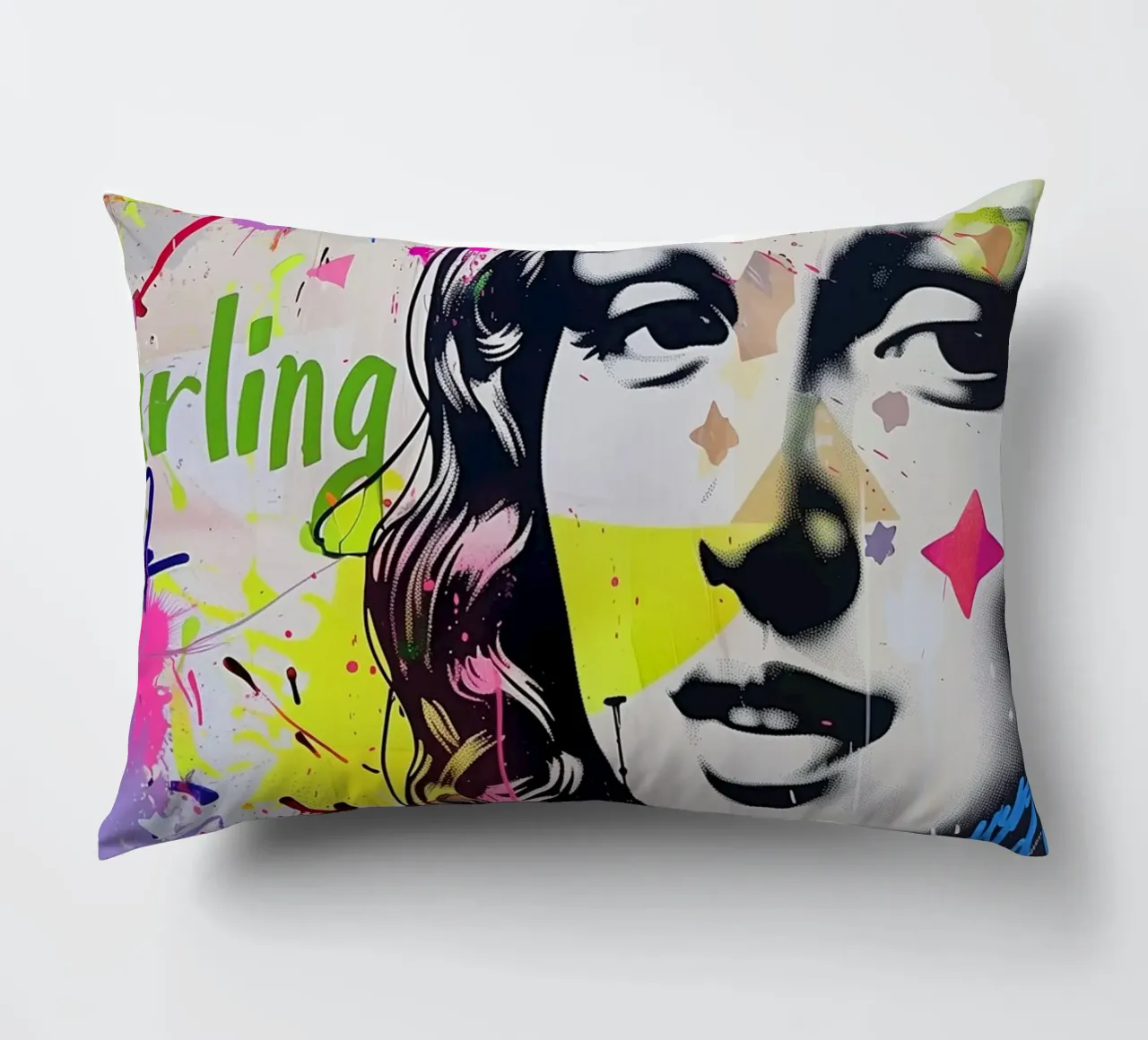 Monna Lisa pop-art cuscino da Carinaprint