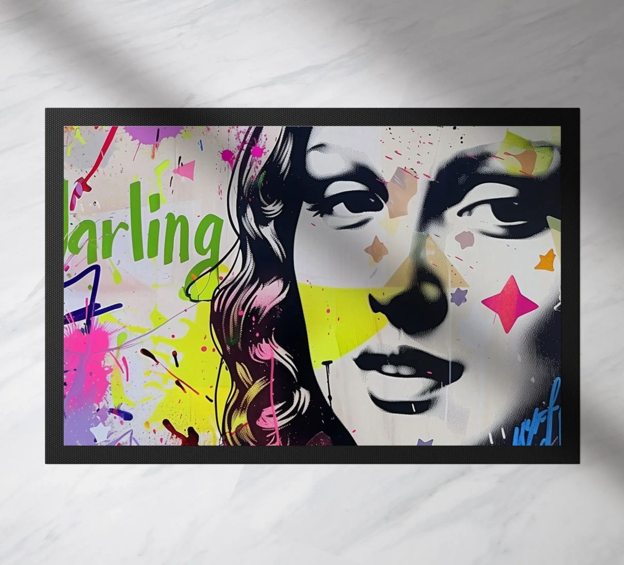 Monna Lisa pop-art zerbino da Carinaprint