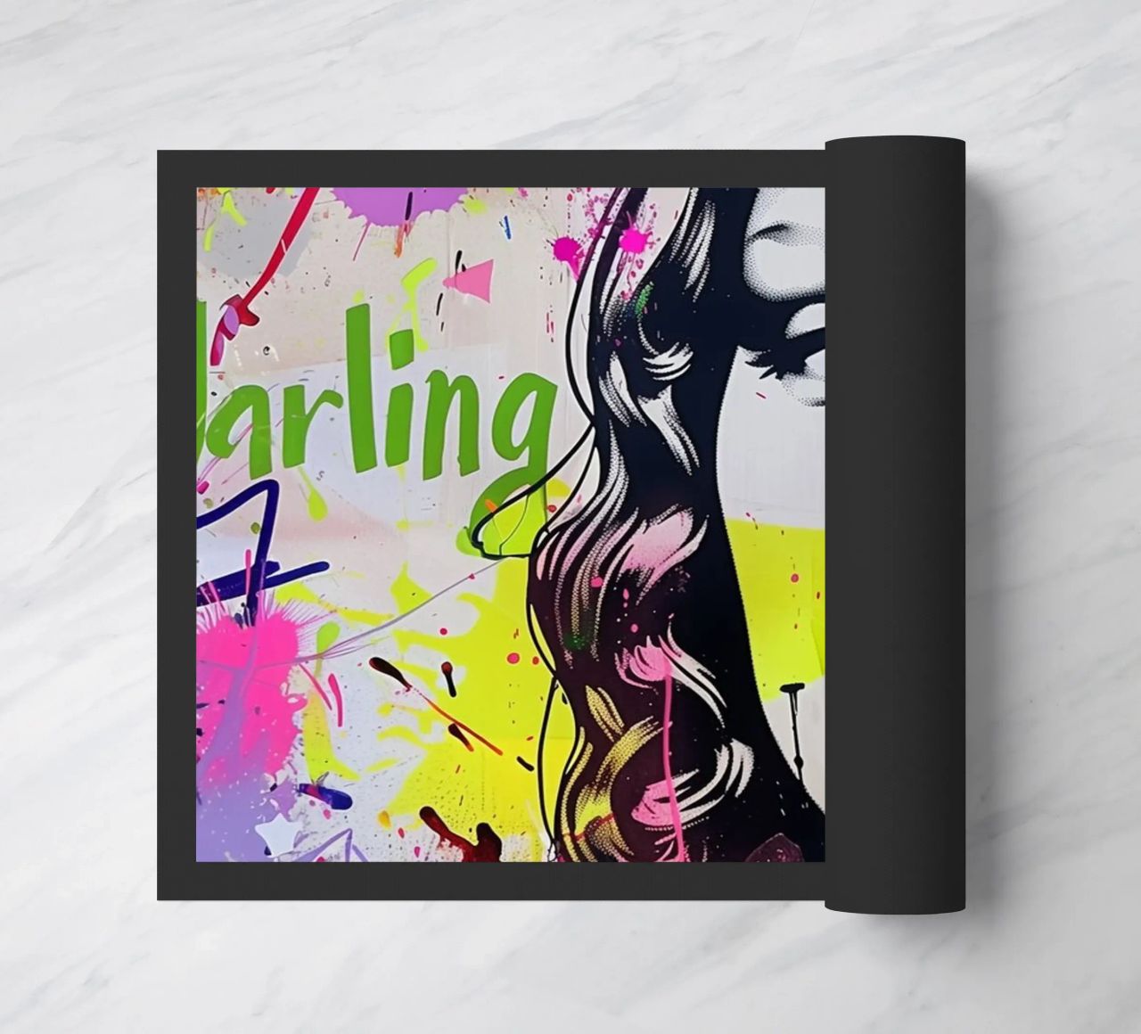 Monna Lisa pop-art zerbino da Carinaprint