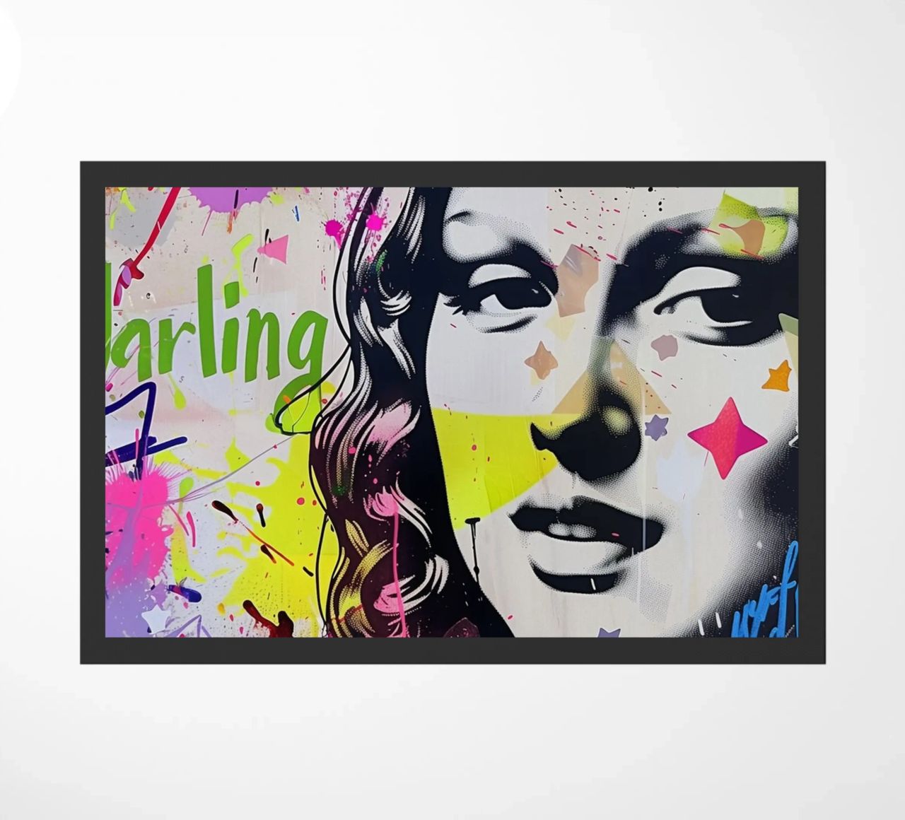 Monna Lisa pop-art zerbino da Carinaprint