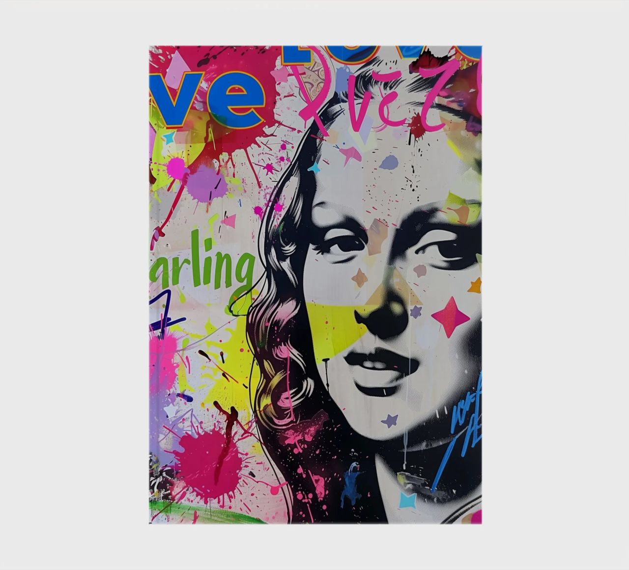 Mona Lisa pop-art notebook by Carinaprint
