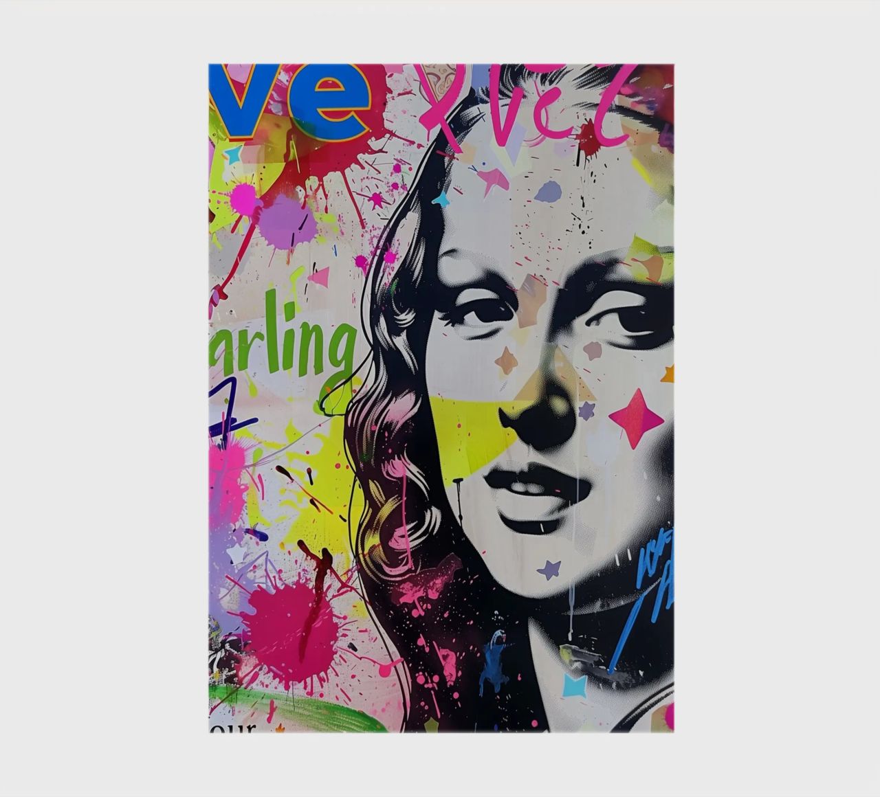 Mona Lisa pop-art notebook by Carinaprint