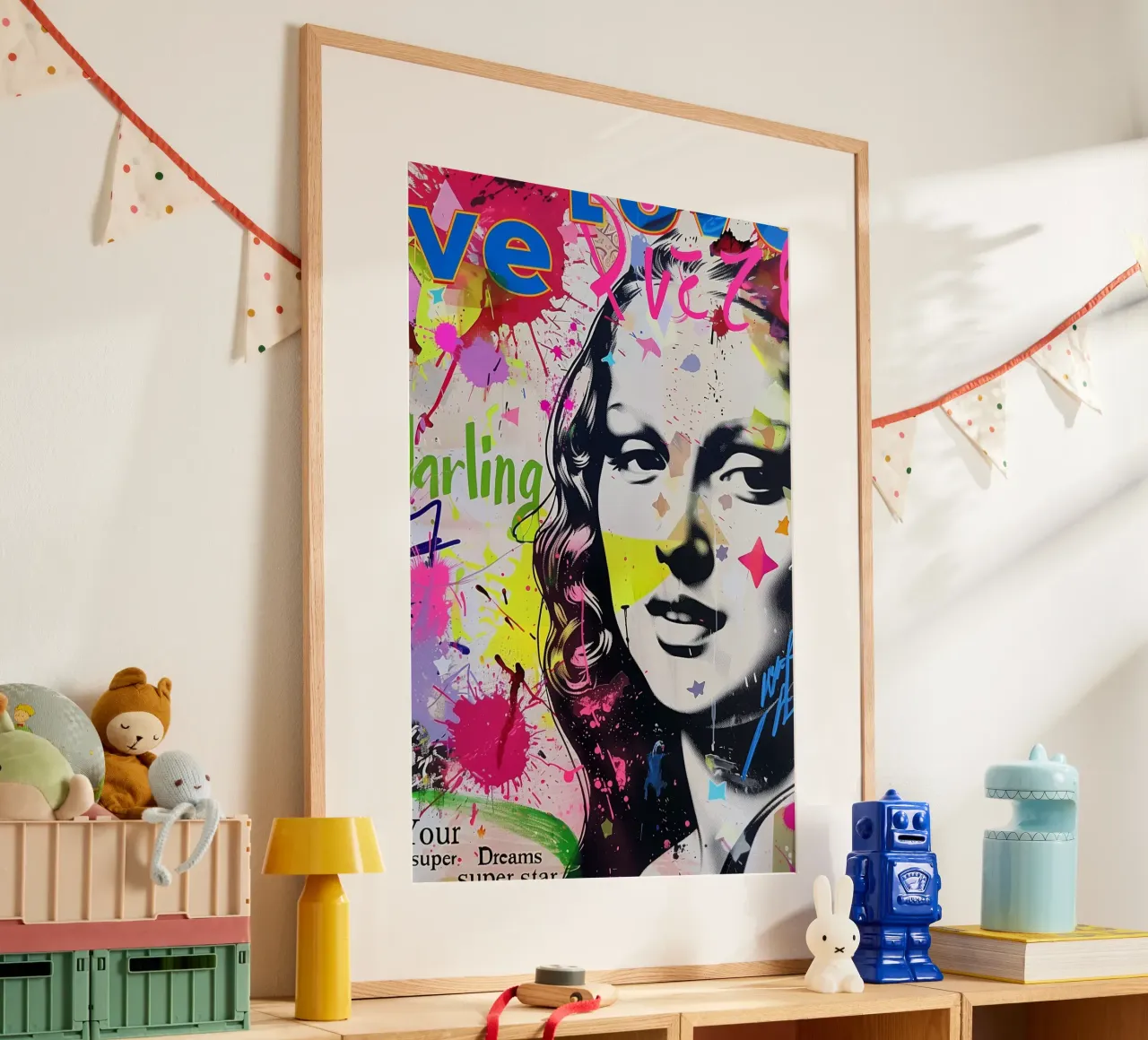 Monna Lisa pop-art poster da Carinaprint