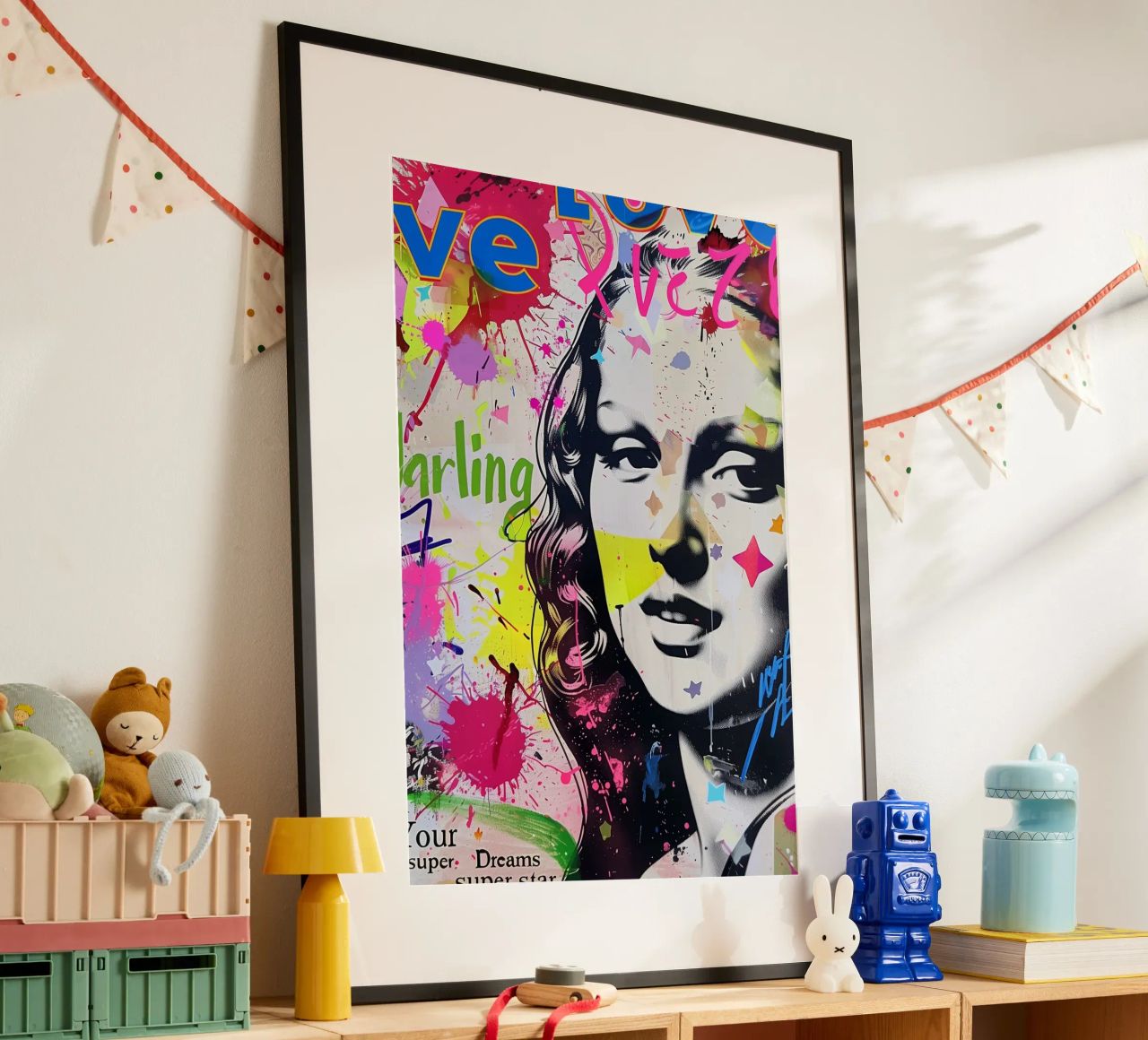 Mona Lisa pop-art poster by Carinaprint