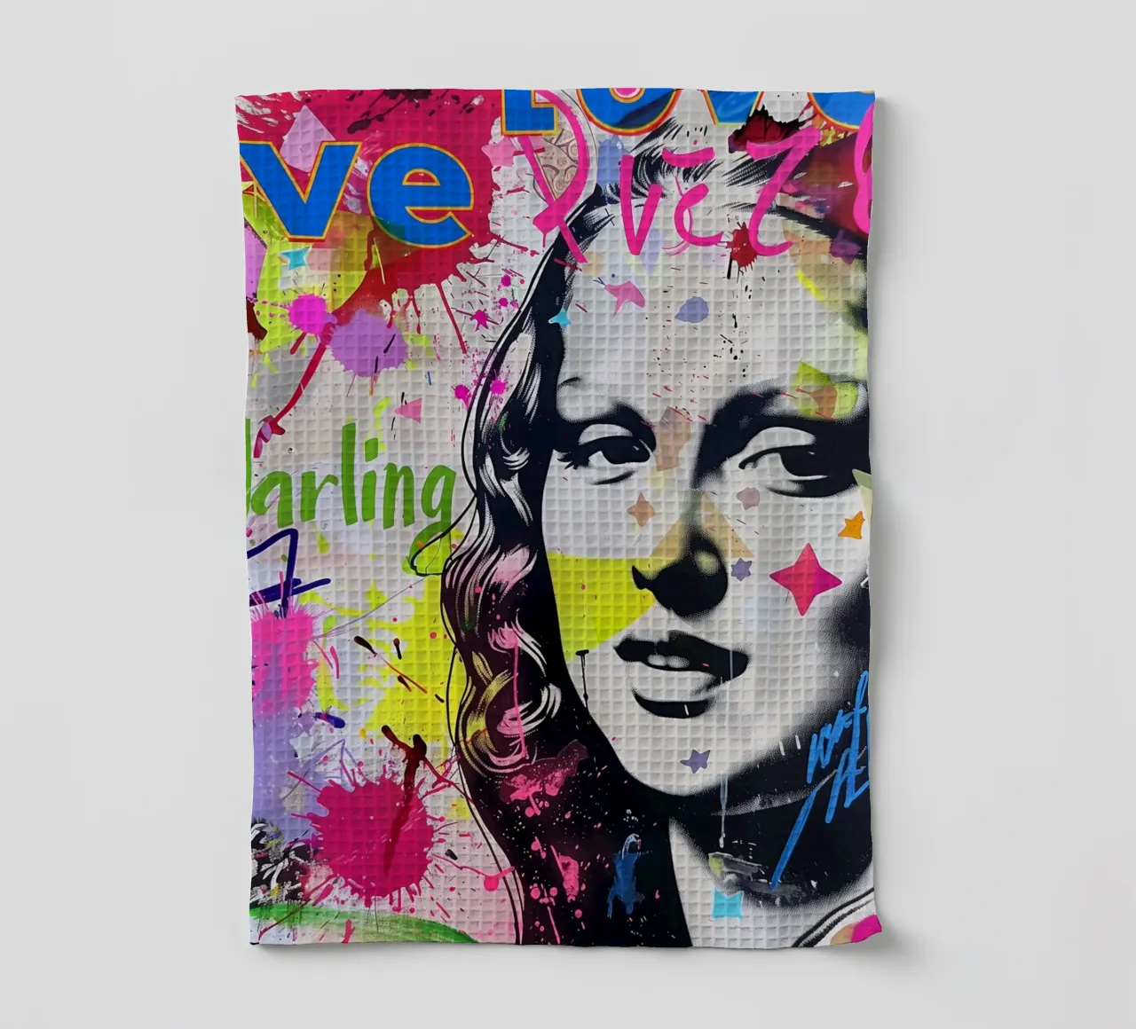 Monna Lisa pop-art canovaccio da cucina da Carinaprint