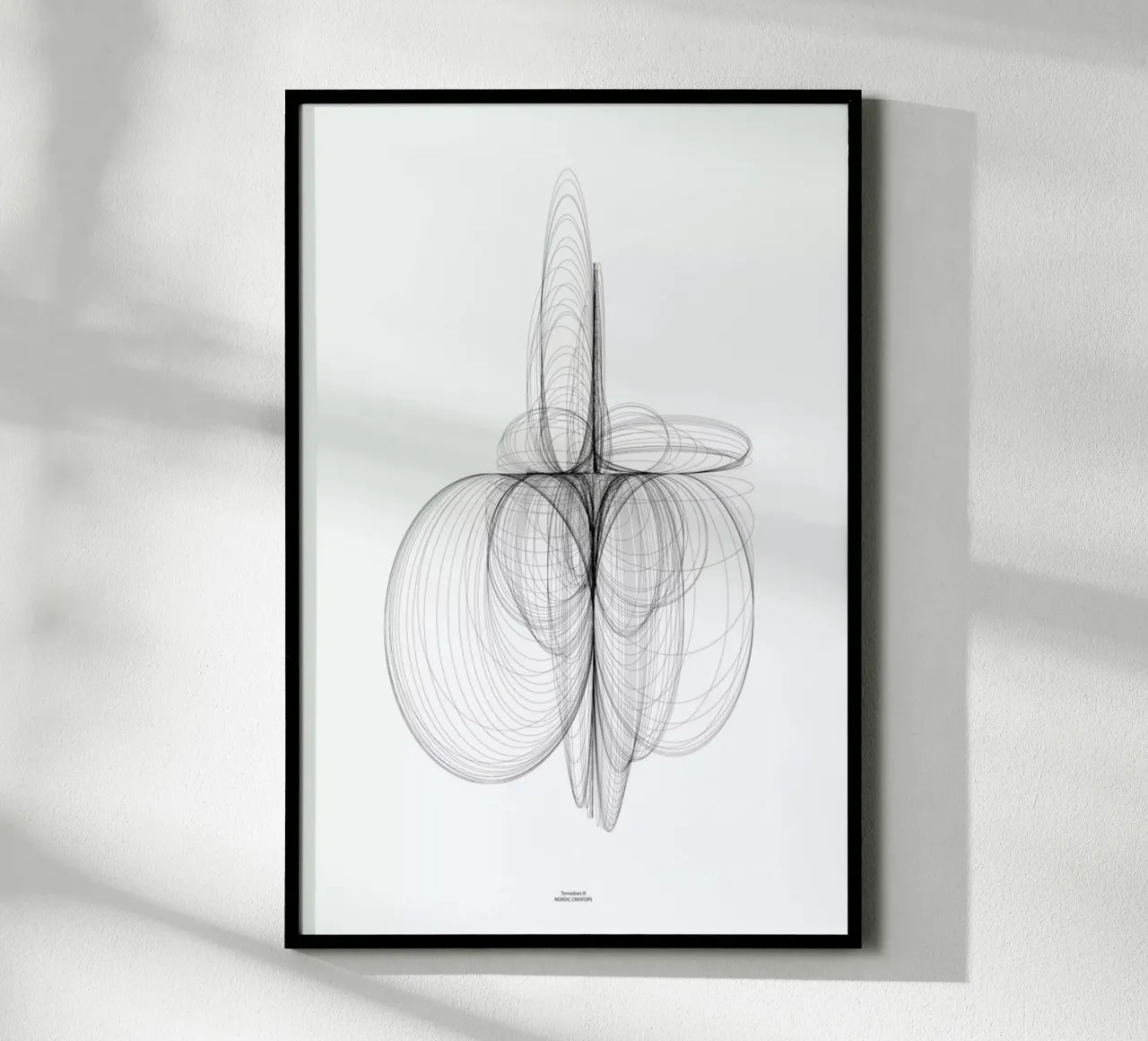 Tornadoes III poster con telaio in plastica da Nordic Creators