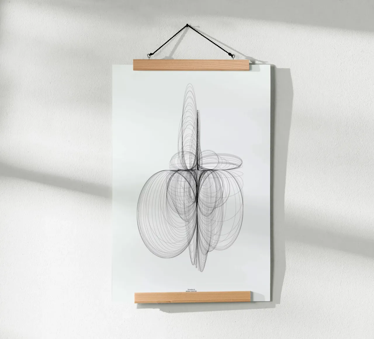 Tornadoes III poster con telaio in plastica da Nordic Creators