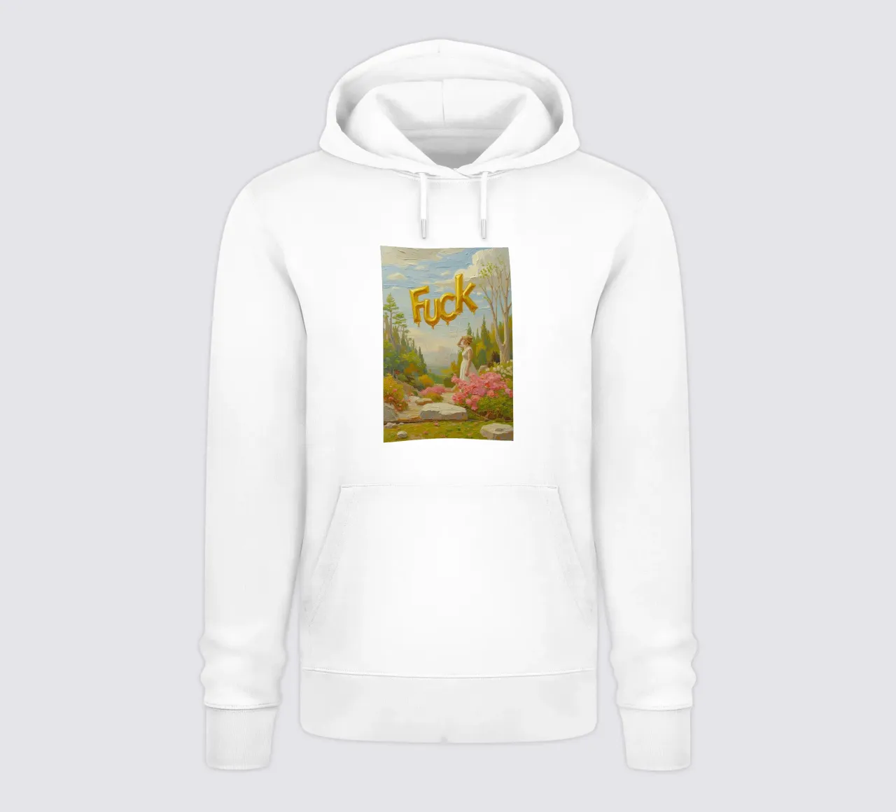 Giving Flying F*uck felpa con cappuccio da Attaboy Dsgn