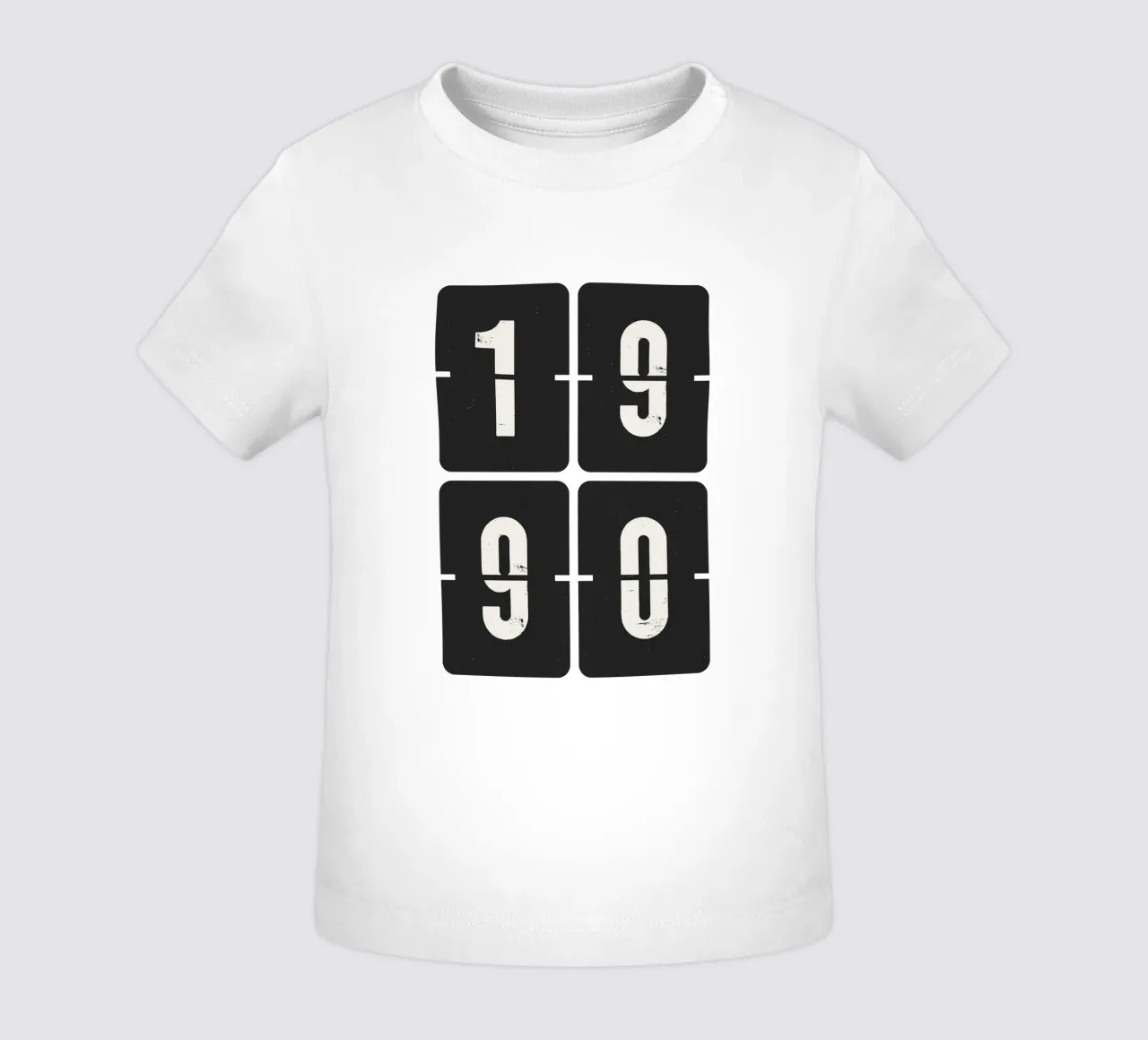Anno 1990 maglietta neonato da Vintagrafica