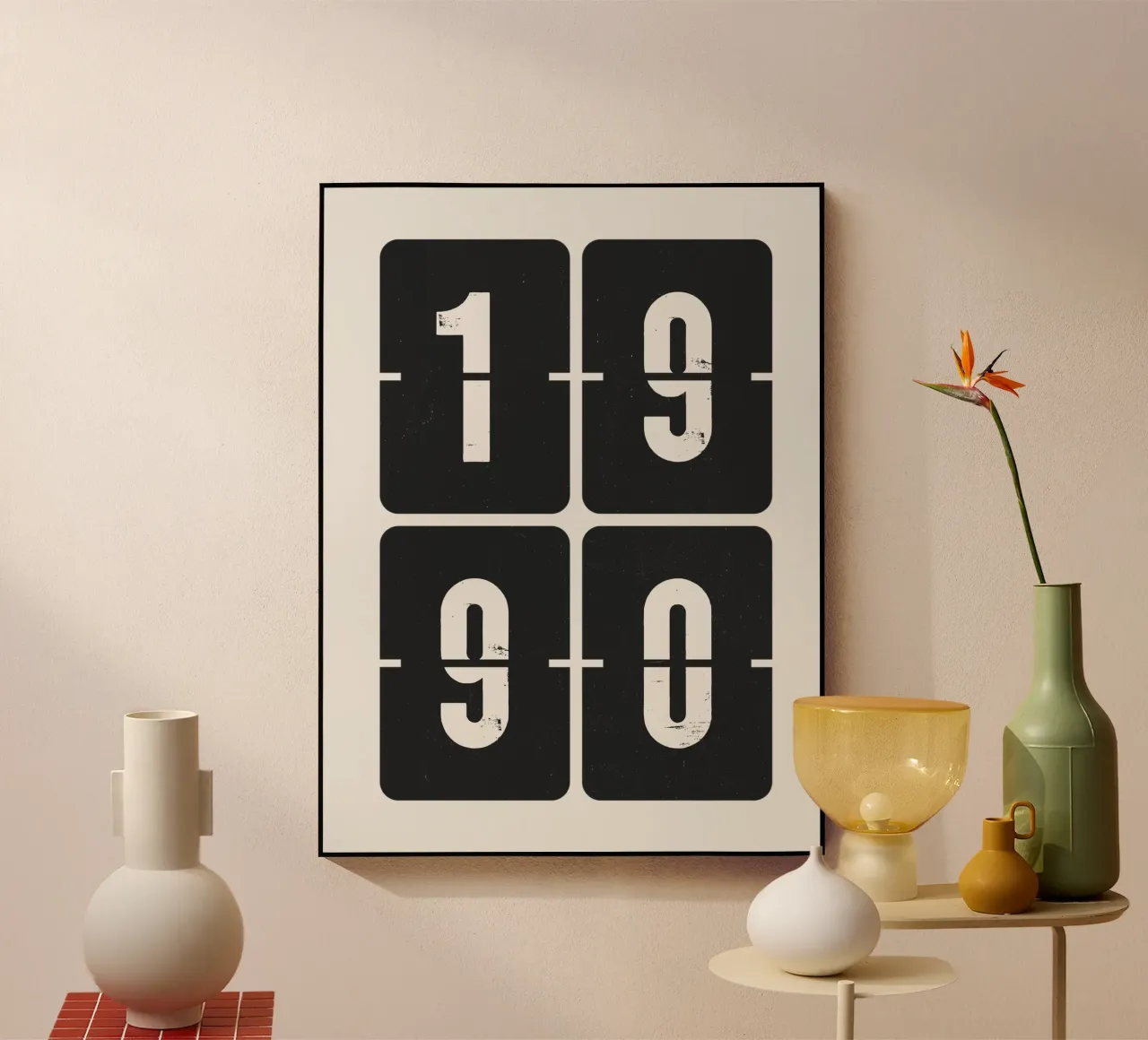 Anno 1990 plexiglass da Vintagrafica