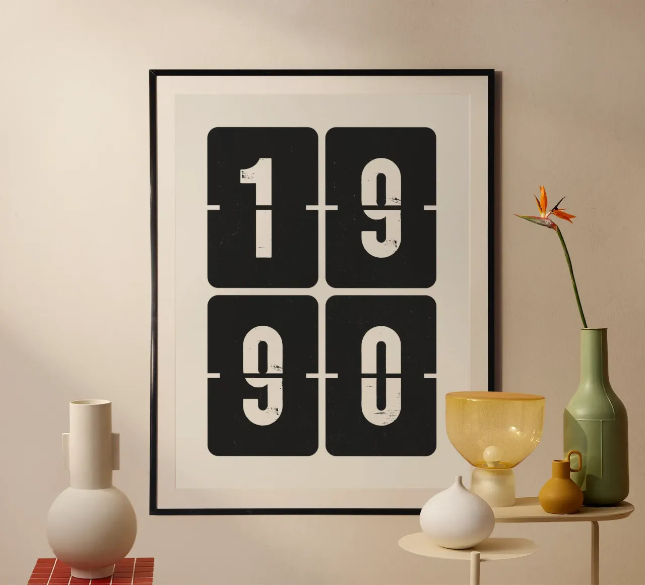 Année 1990 hahnemühle de Vintagrafica