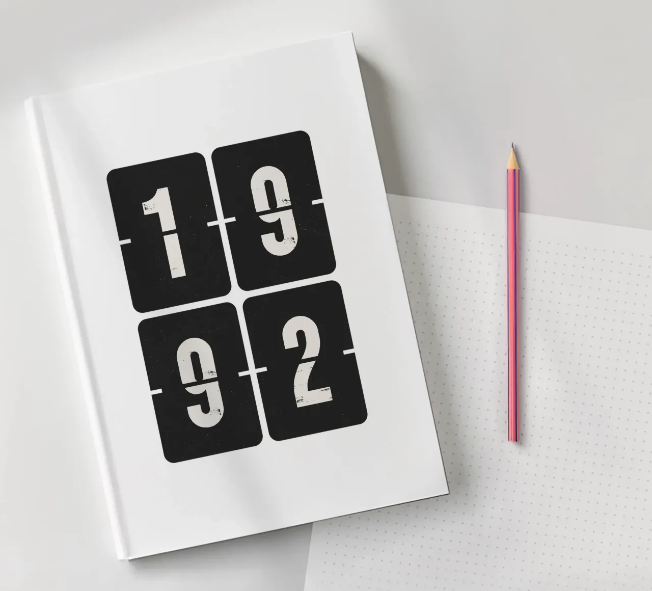 1992 Year notebook by Vintagrafica