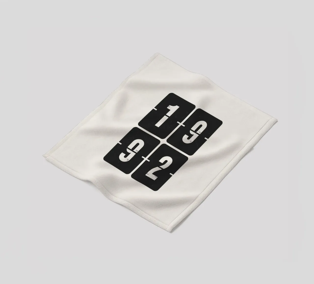 1992 Year fleece blanket by Vintagrafica