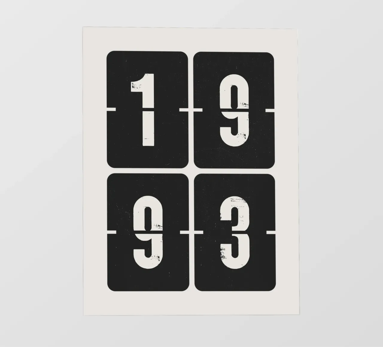 Anno 1993 telo in pvc da Vintagrafica