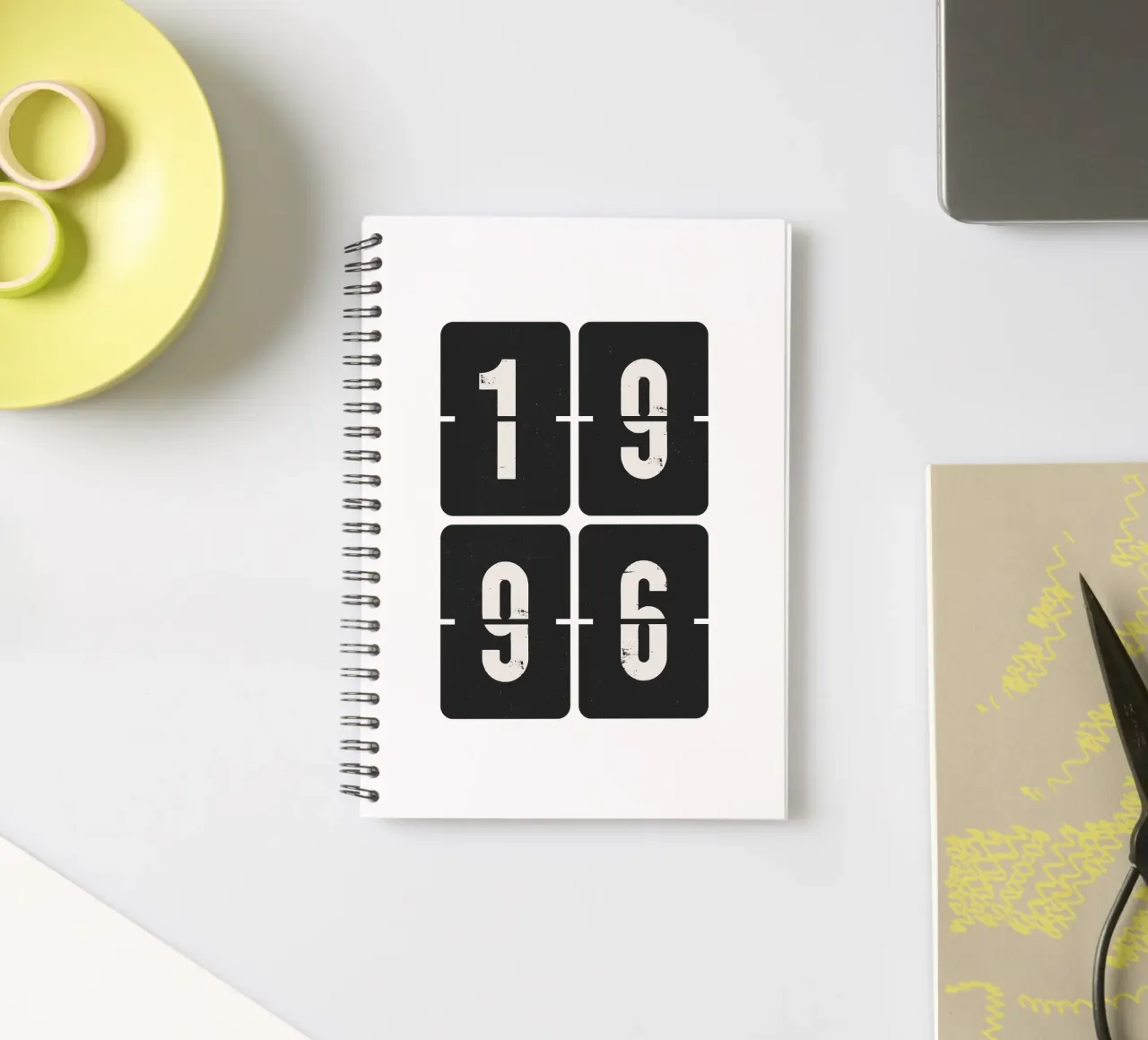 1996 Year spiral notebook by Vintagrafica