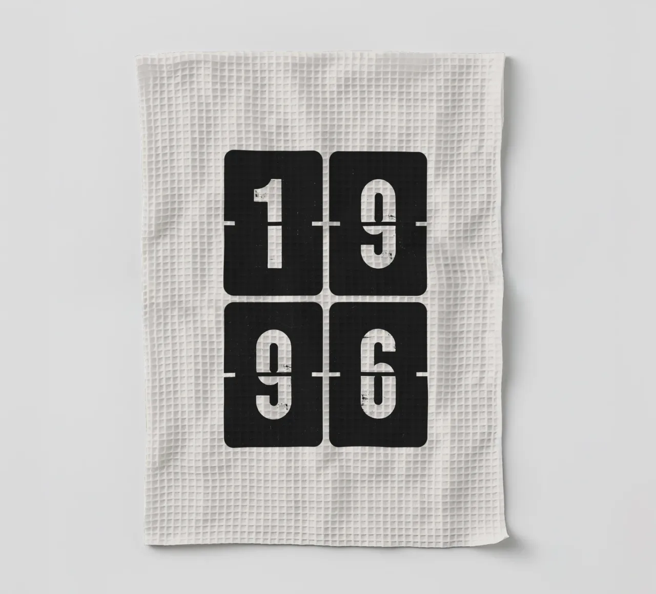 1996 Year tea towel by Vintagrafica