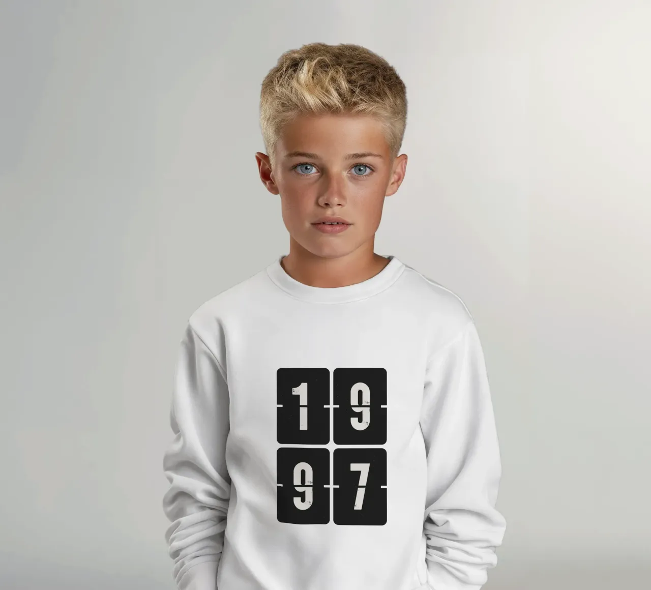 1997 Year kids sweatshirt by Vintagrafica