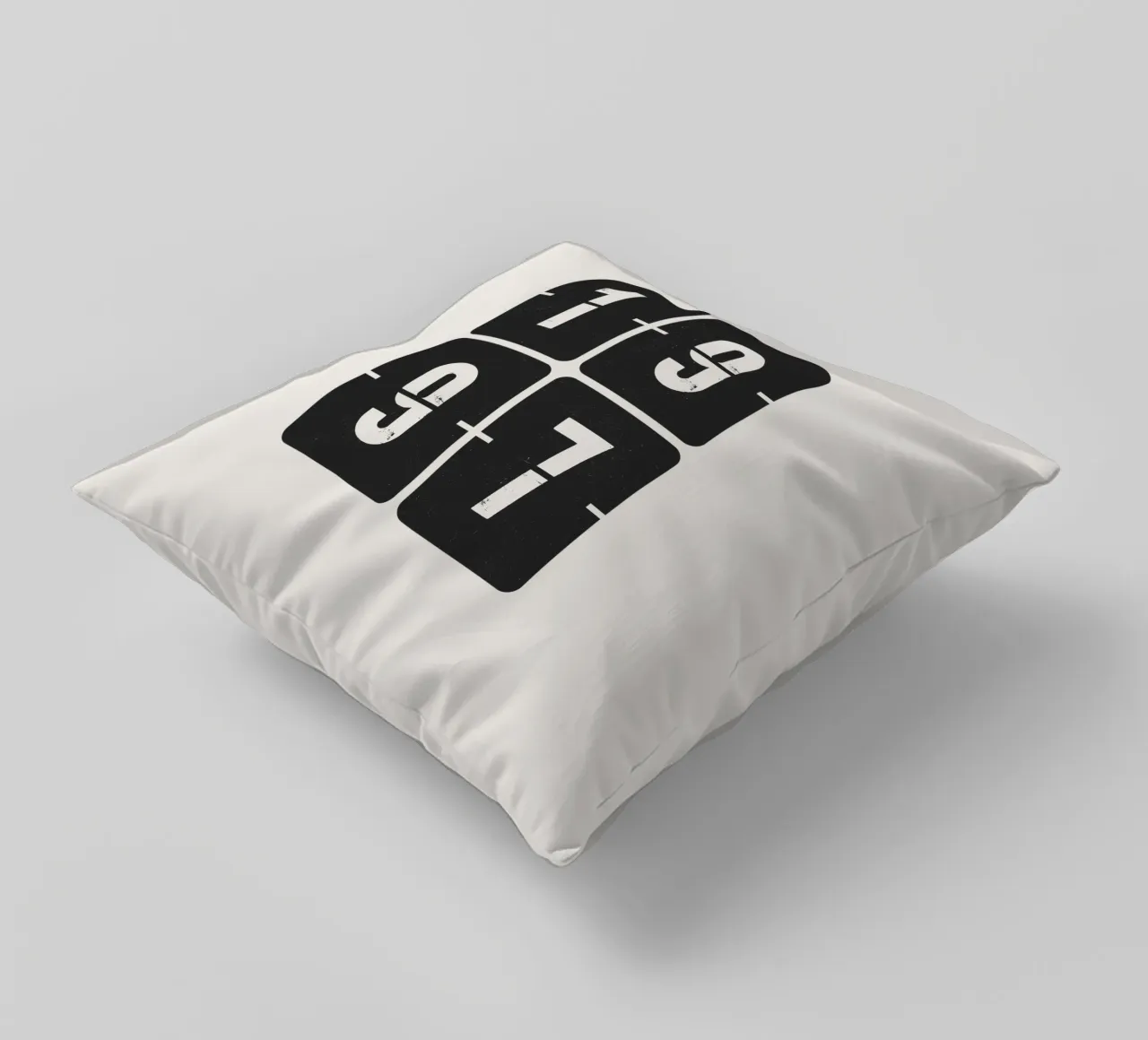 1997 Year decorative cushion by Vintagrafica
