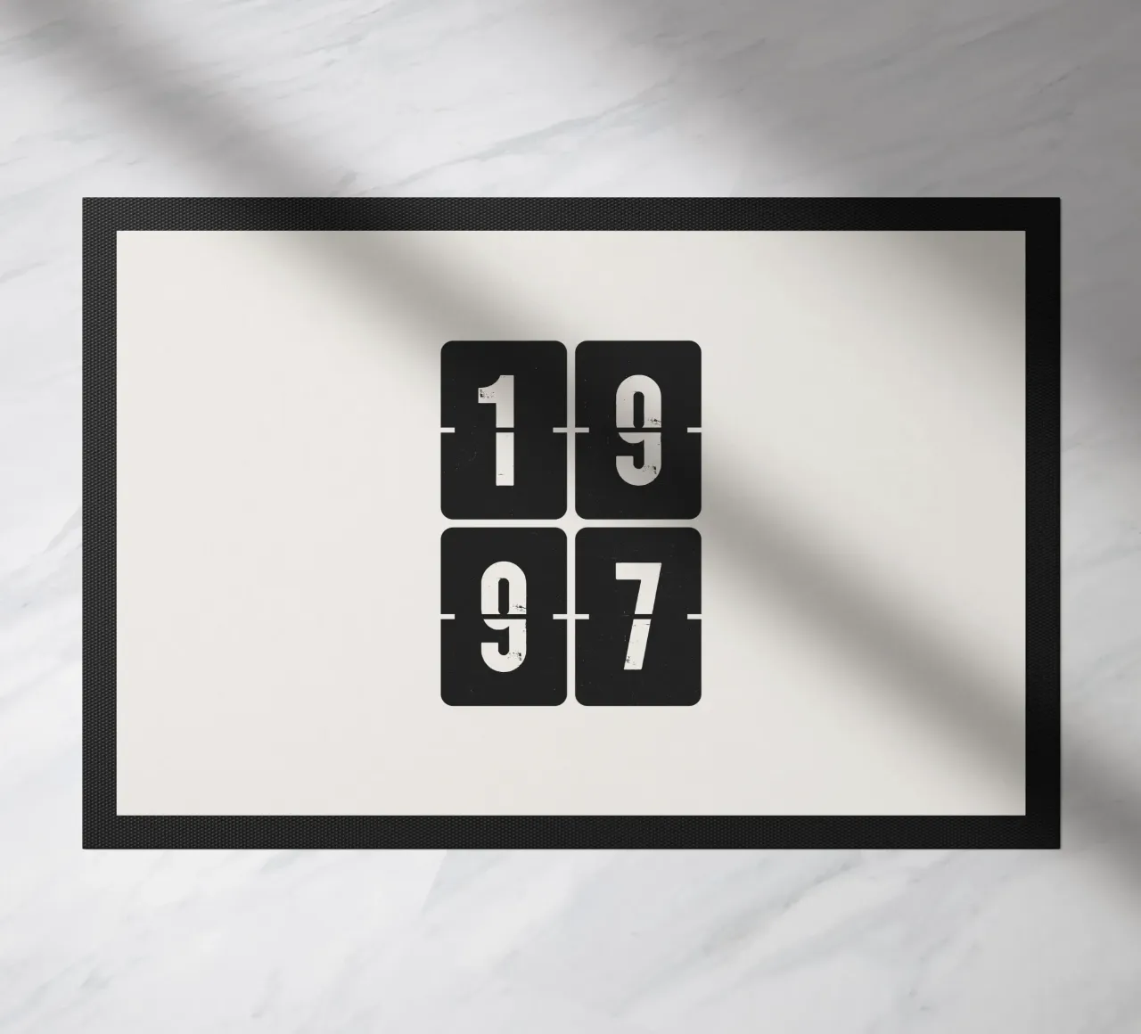 1997 Year doormat by Vintagrafica