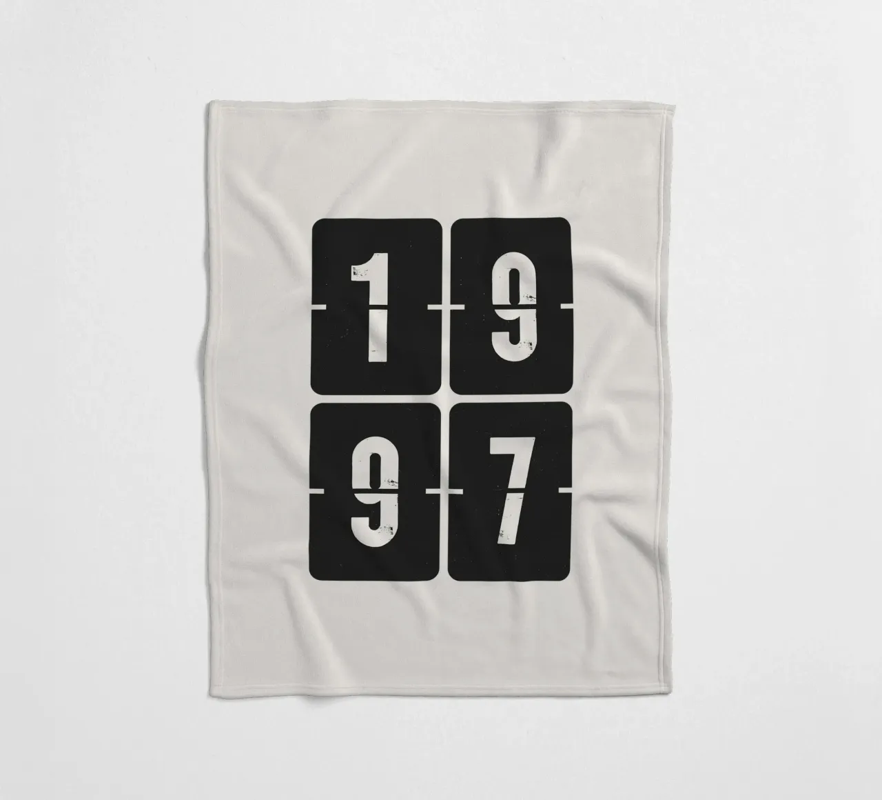 1997 Year fleece blanket by Vintagrafica