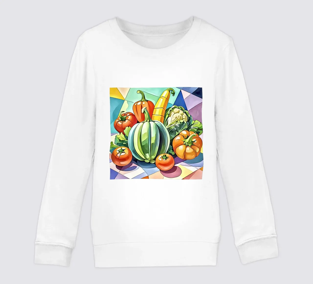 Vegetables in pastel #1 kids sweatshirt by ZAMART