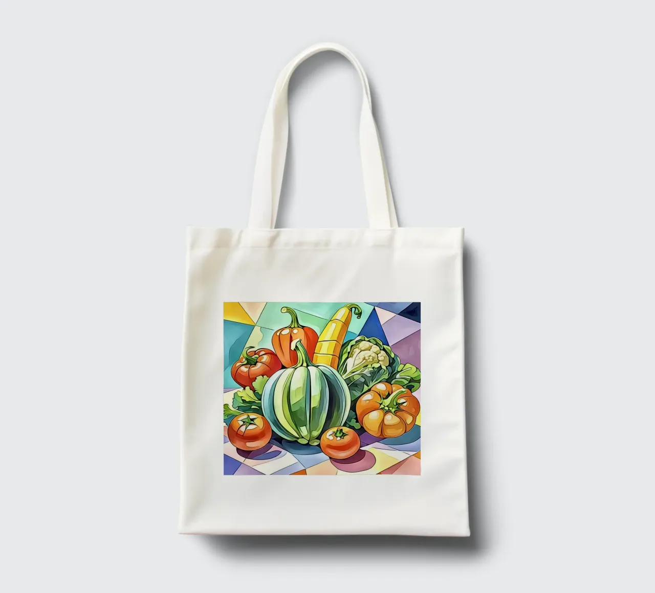 Vegetables in pastel #1 tote bag by ZAMART