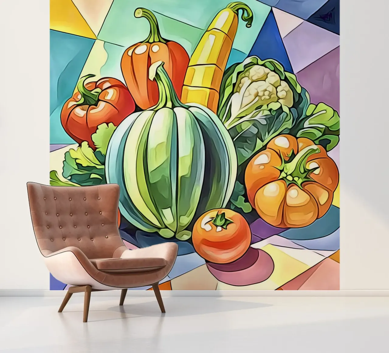 Vegetables in pastel #1 photo wallpaper by ZAMART