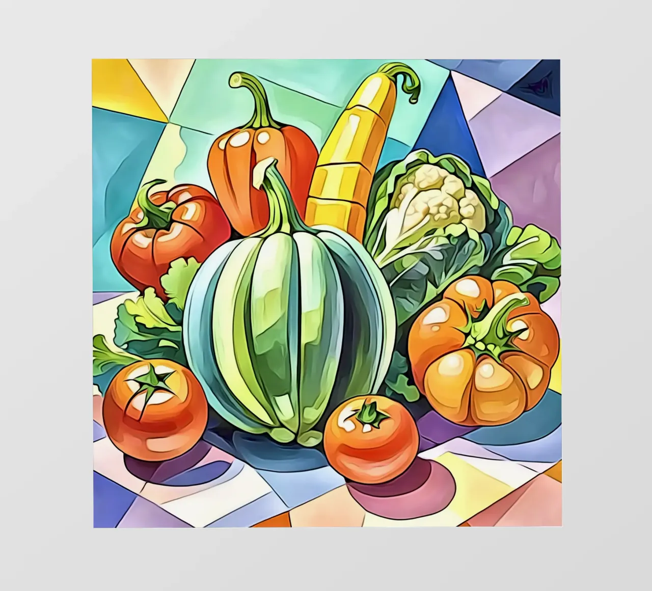 Vegetables in pastel #1 photo wallpaper by ZAMART
