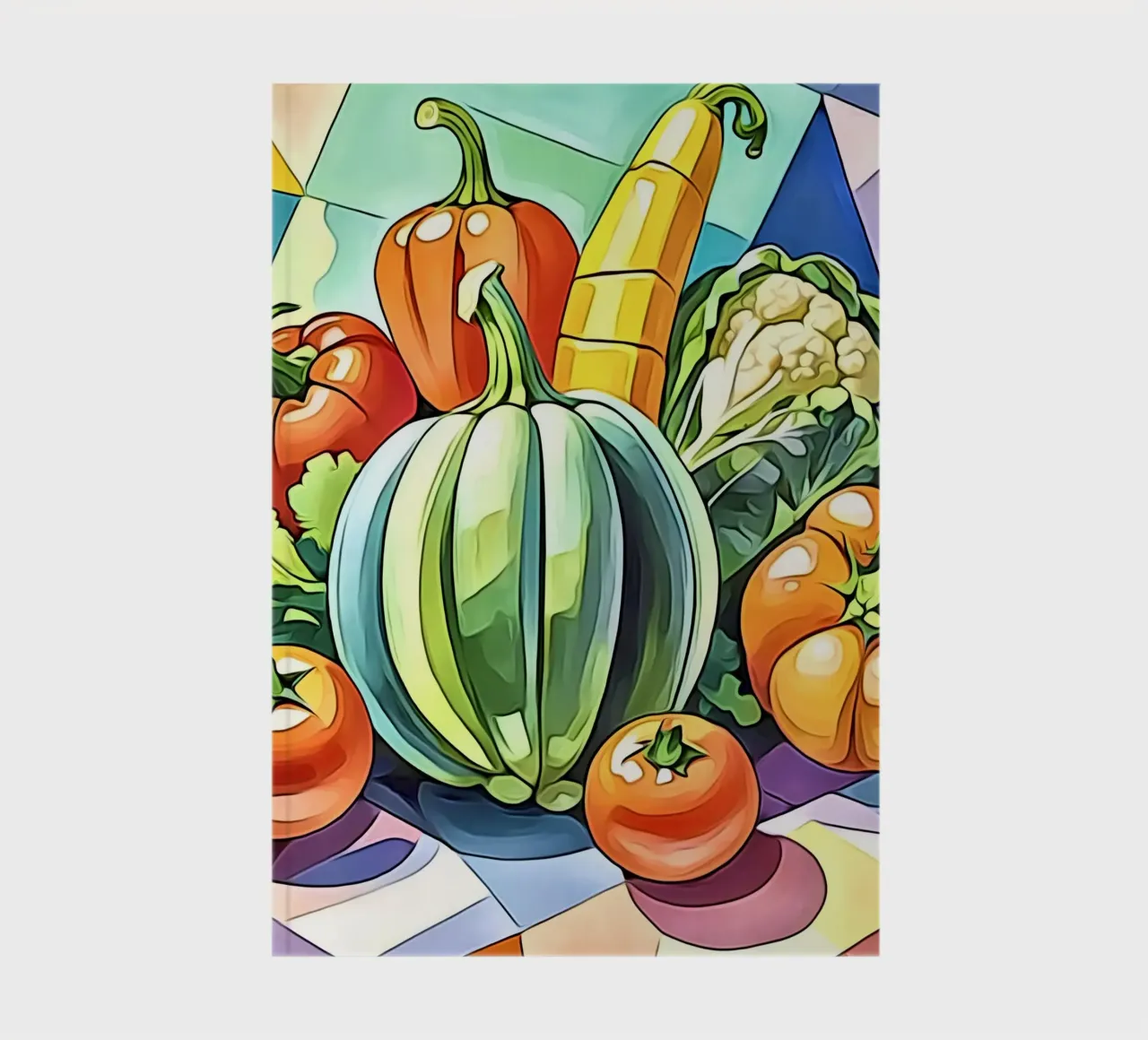 Vegetables in pastel #1 notebook by ZAMART